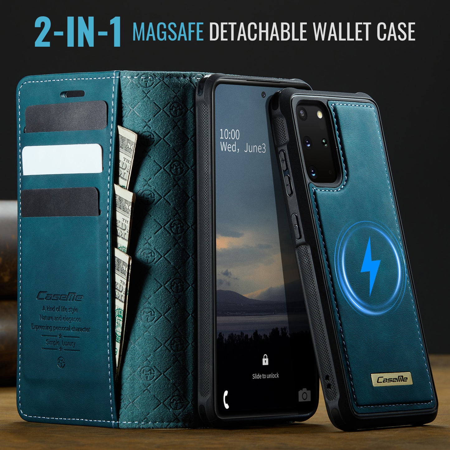 Galaxy S20 Plus 5G Wallet-Hülle – Kompatibel mit MagSafe mit RFID-Blockierung