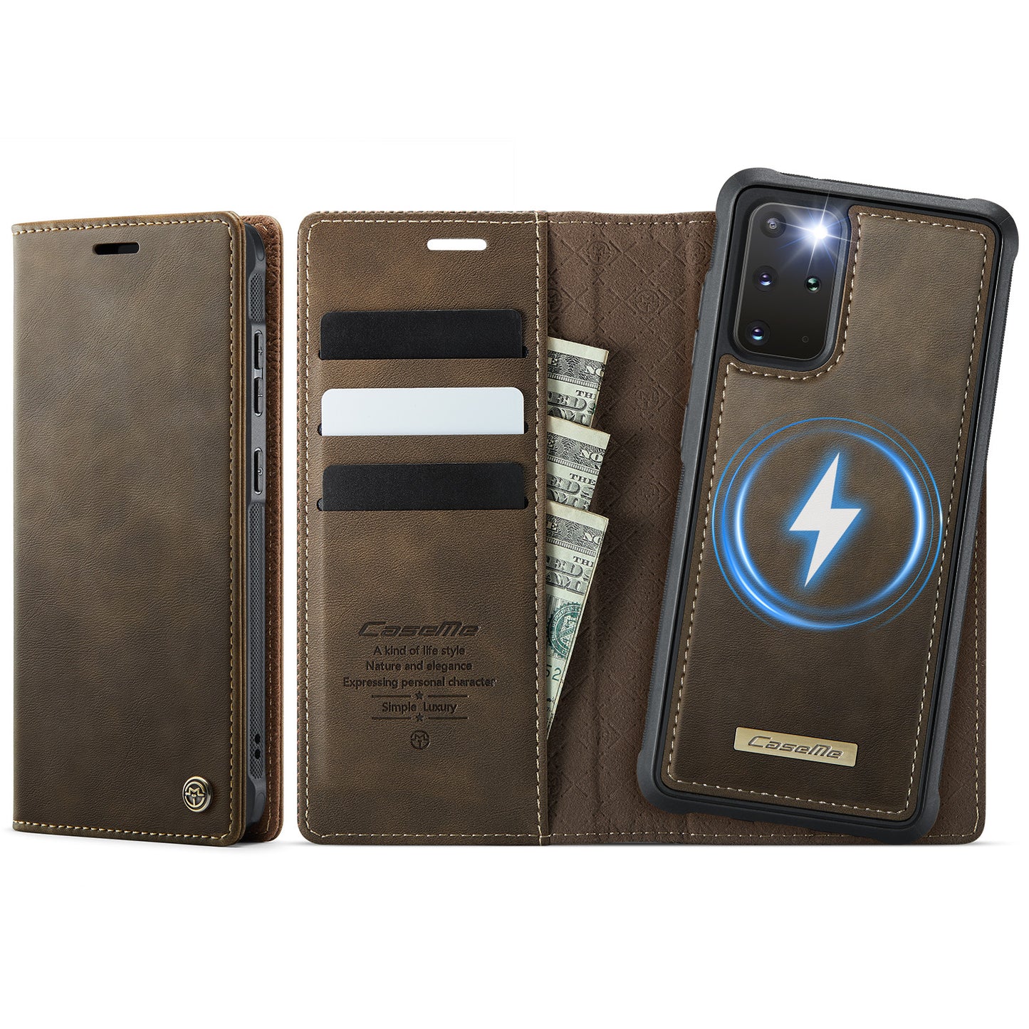 Galaxy S20 Plus 5G Wallet-Hülle – Kompatibel mit MagSafe mit RFID-Blockierung