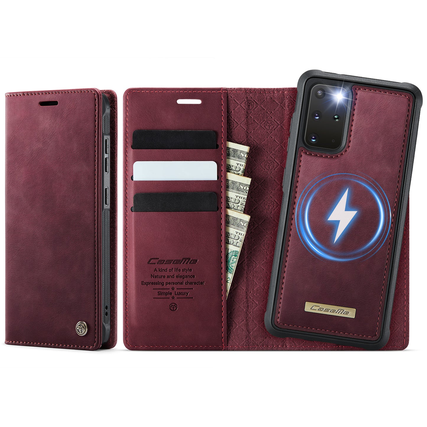 Galaxy S20 Plus 5G Wallet-Hülle – Kompatibel mit MagSafe mit RFID-Blockierung