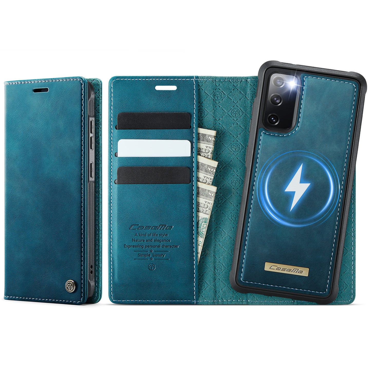 Galaxy S20 FE 5G Wallet-Hülle – Kompatibel mit MagSafe mit RFID-Blockierung