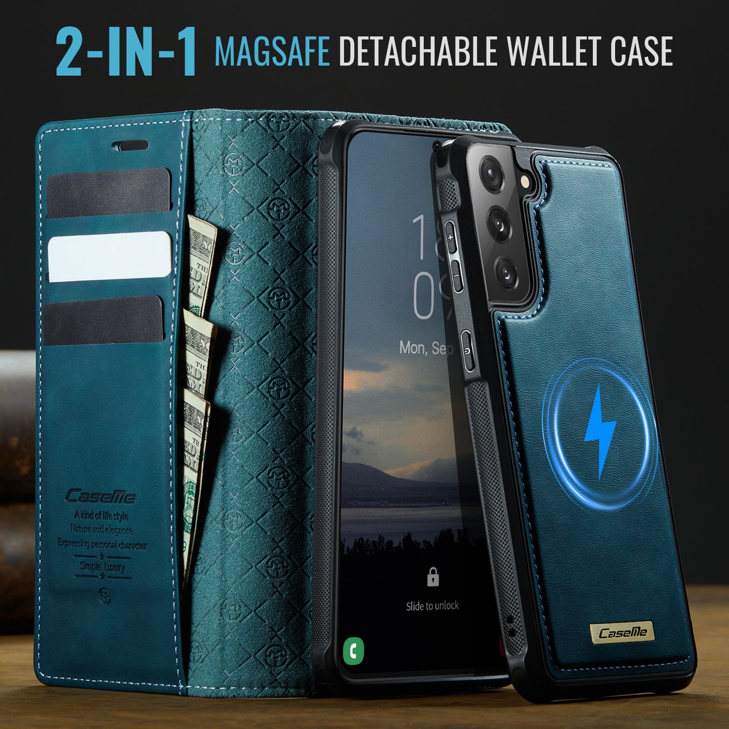 Galaxy S21 FE 5G Wallet-Hülle – Kompatibel mit MagSafe mit RFID-Blockierung
