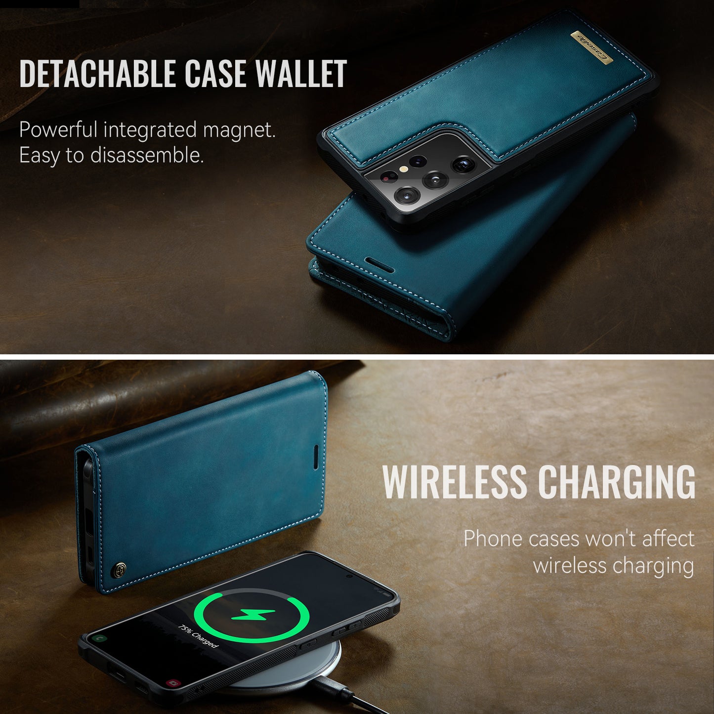 Galaxy S21 Ultra 5G Wallet-Hülle – Kompatibel mit MagSafe mit RFID-Blockierung