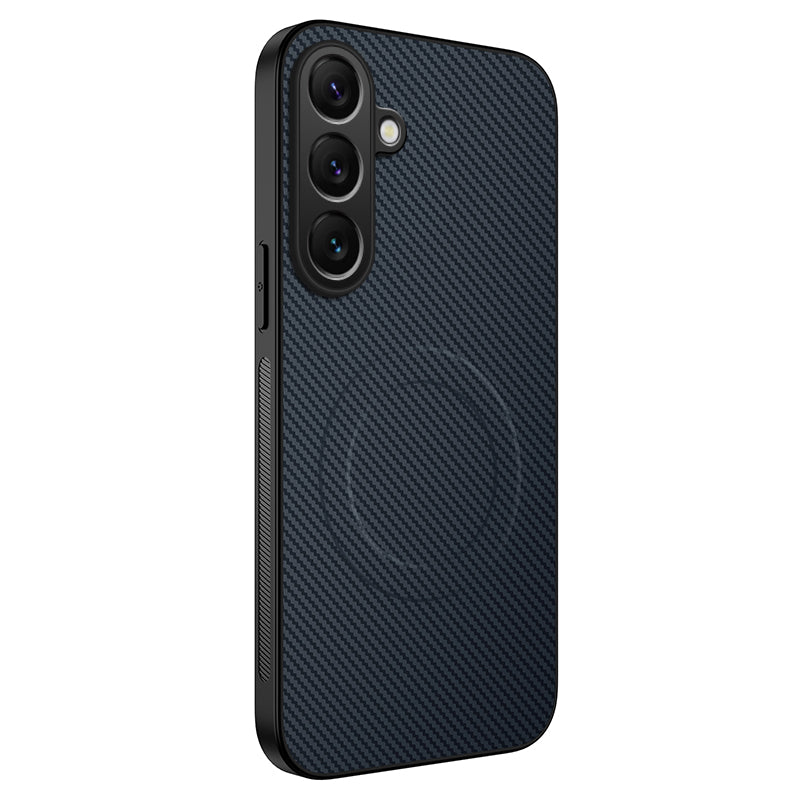 Galaxy S25 FE Magnetische Hülle – mit sportlicher Carbonfaser-Optik