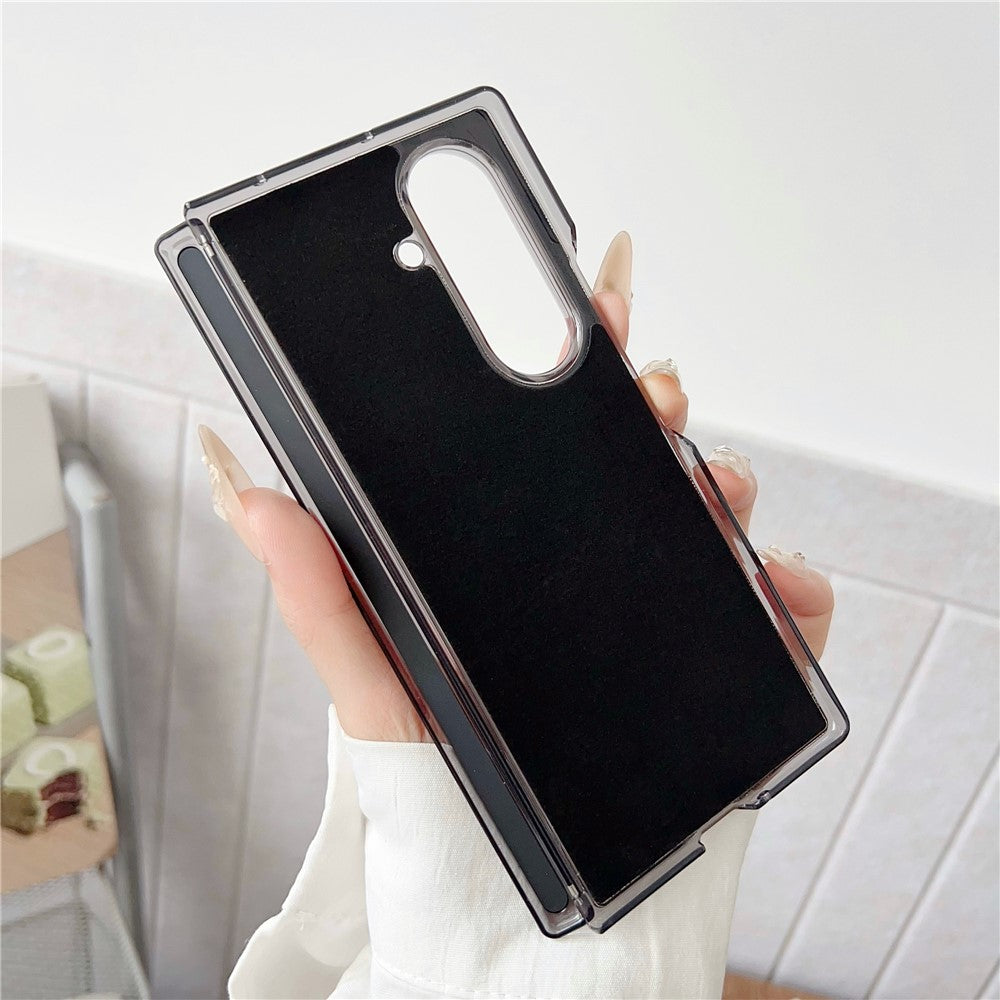 For Samsung Galaxy Z Fold7 5G Phone Magnetic Case Leather + PC Protective Cover