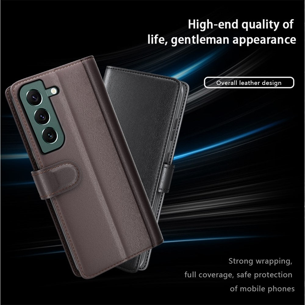 Galaxy S23 Echtleder Hülle mit Kartenfach