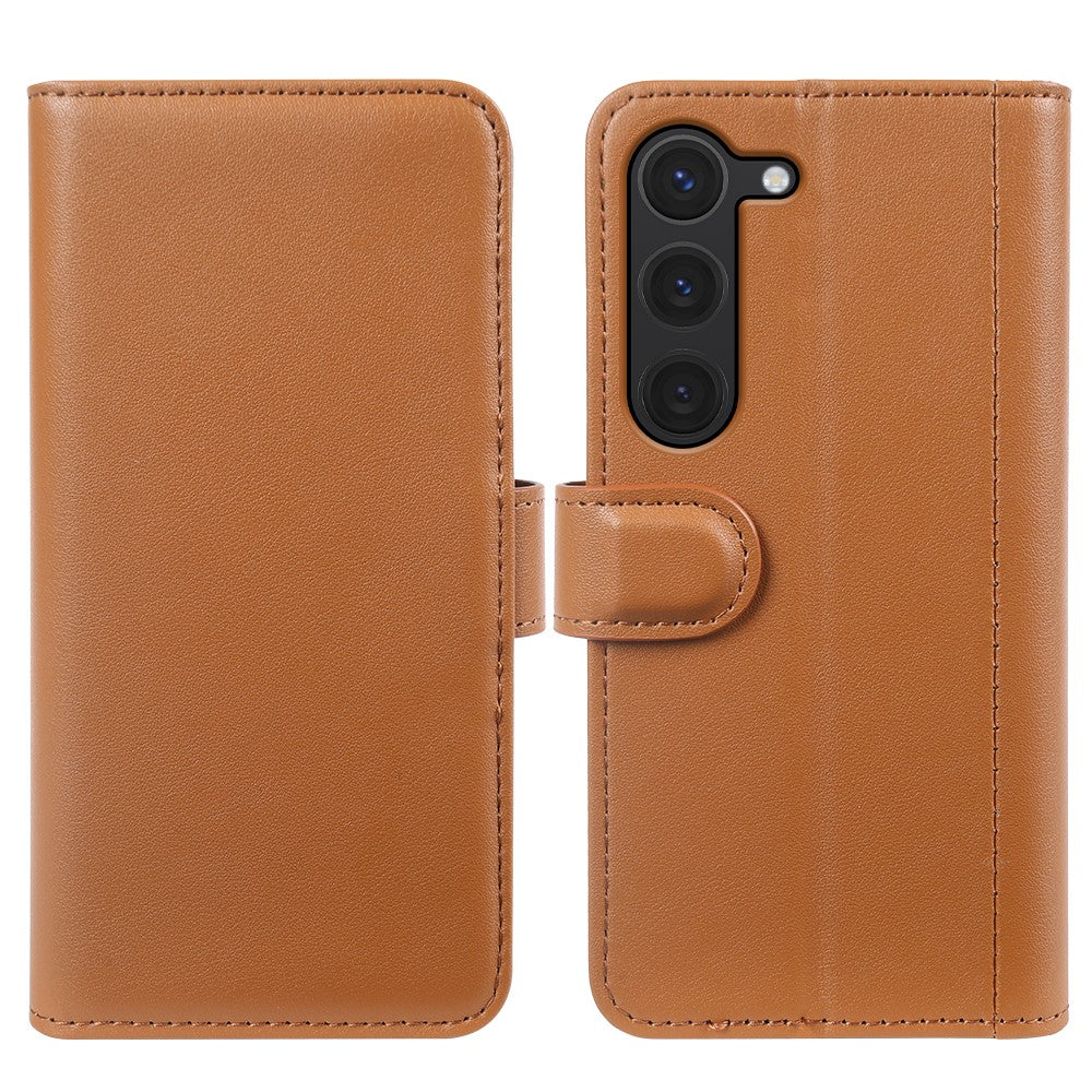 Galaxy S23 Echtleder Hülle mit Kartenfach