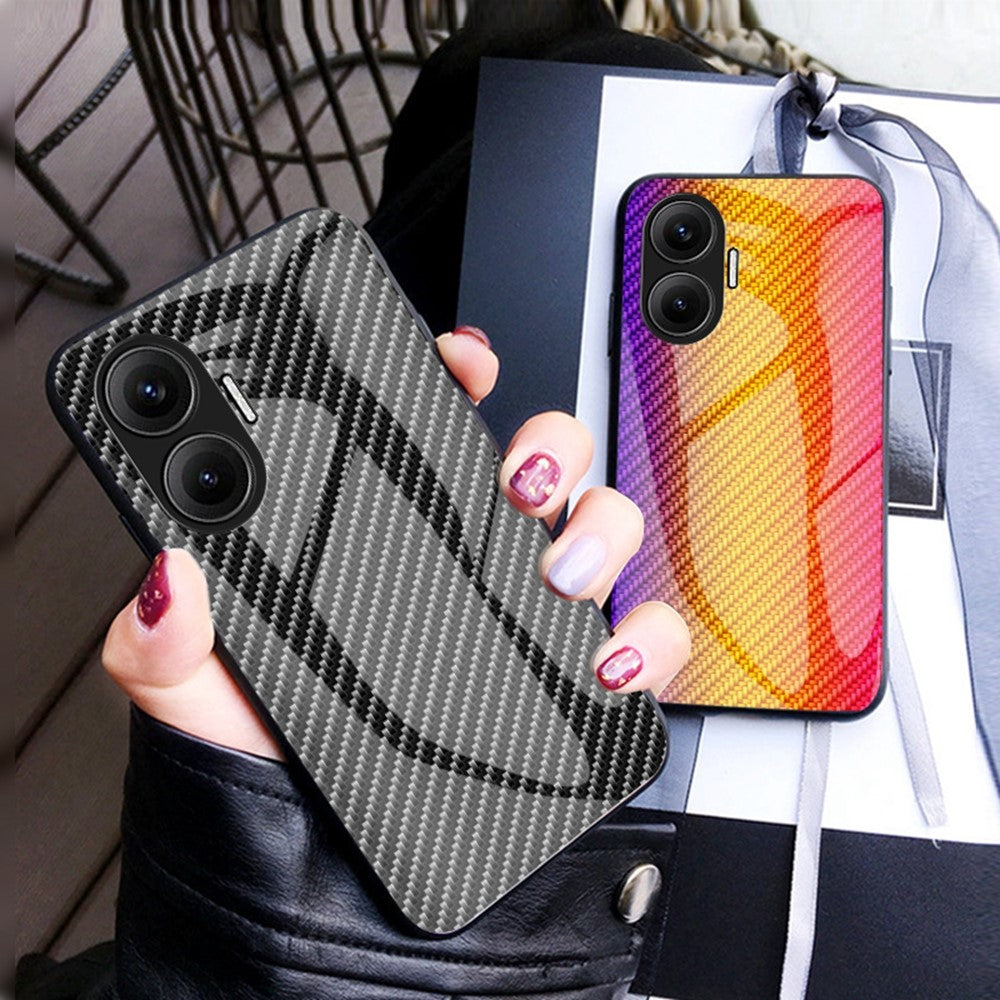 For Xiaomi Poco F7 5G / Redmi Turbo 4 Pro 5G Case Tempered Glass Shockproof Phone Cover