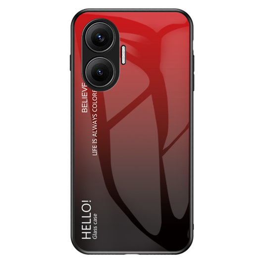 For Xiaomi Poco F7 5G / Redmi Turbo 4 Pro 5G Case Anti-Scratch Tempered Glass + PC + TPU Phone Cover