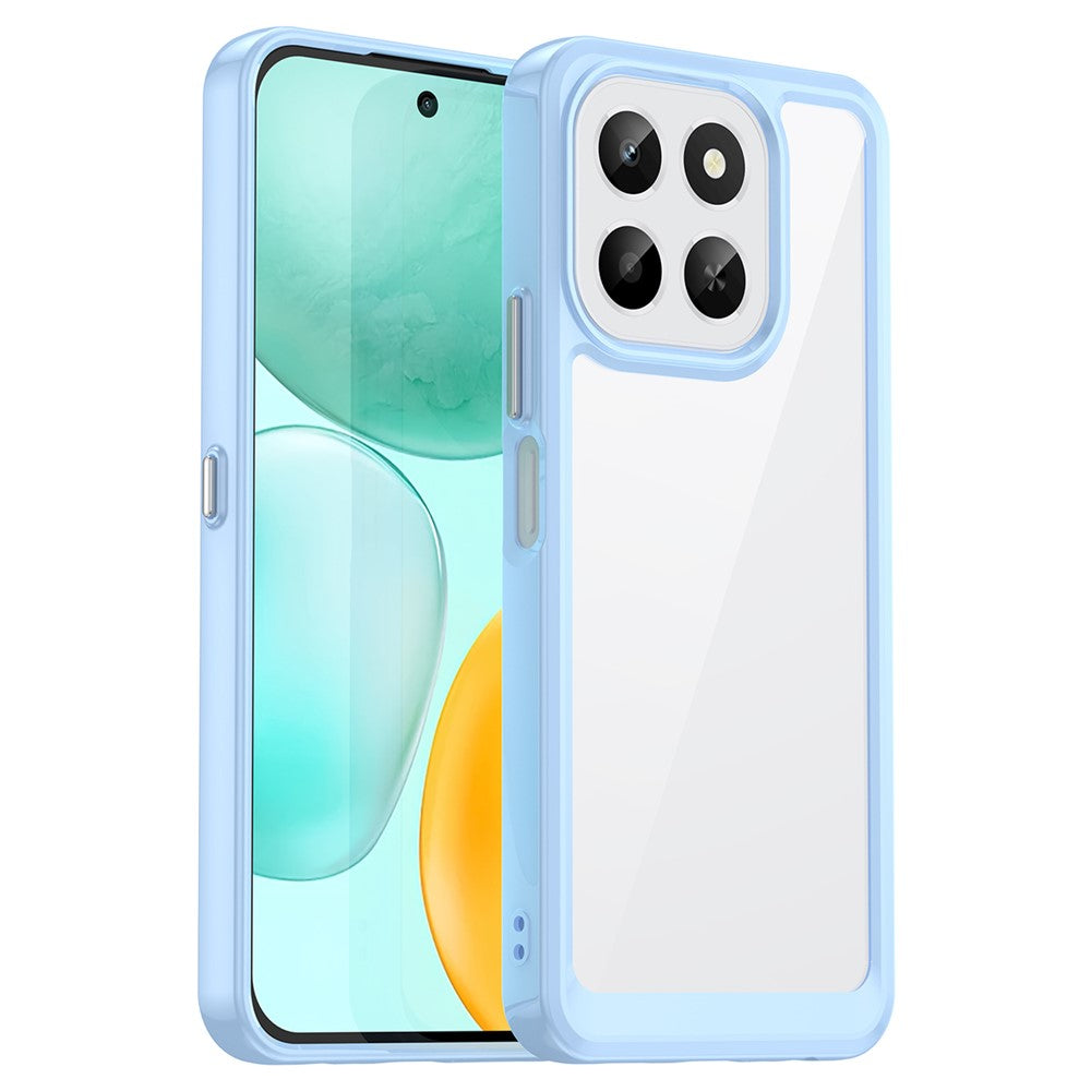 Honor X6c 4G Transparente Handyhülle – Stoßfeste Rückseite, aus TPU & Acryl