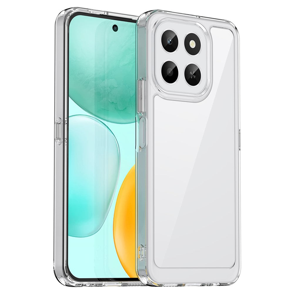 Honor X6c 4G Transparente Handyhülle – Stoßfeste Rückseite, aus TPU & Acryl