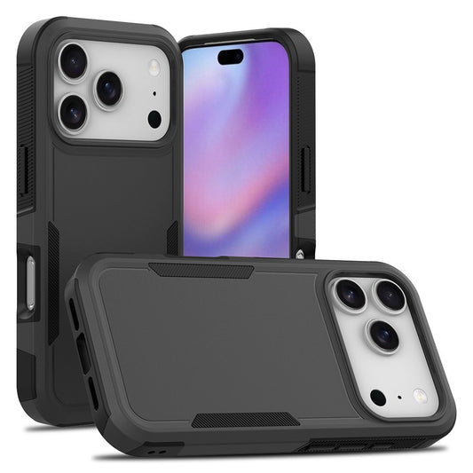 For iPhone 18 Pro / 17 Pro Case 2 in 1 PC + TPU Shockproof Phone Cover