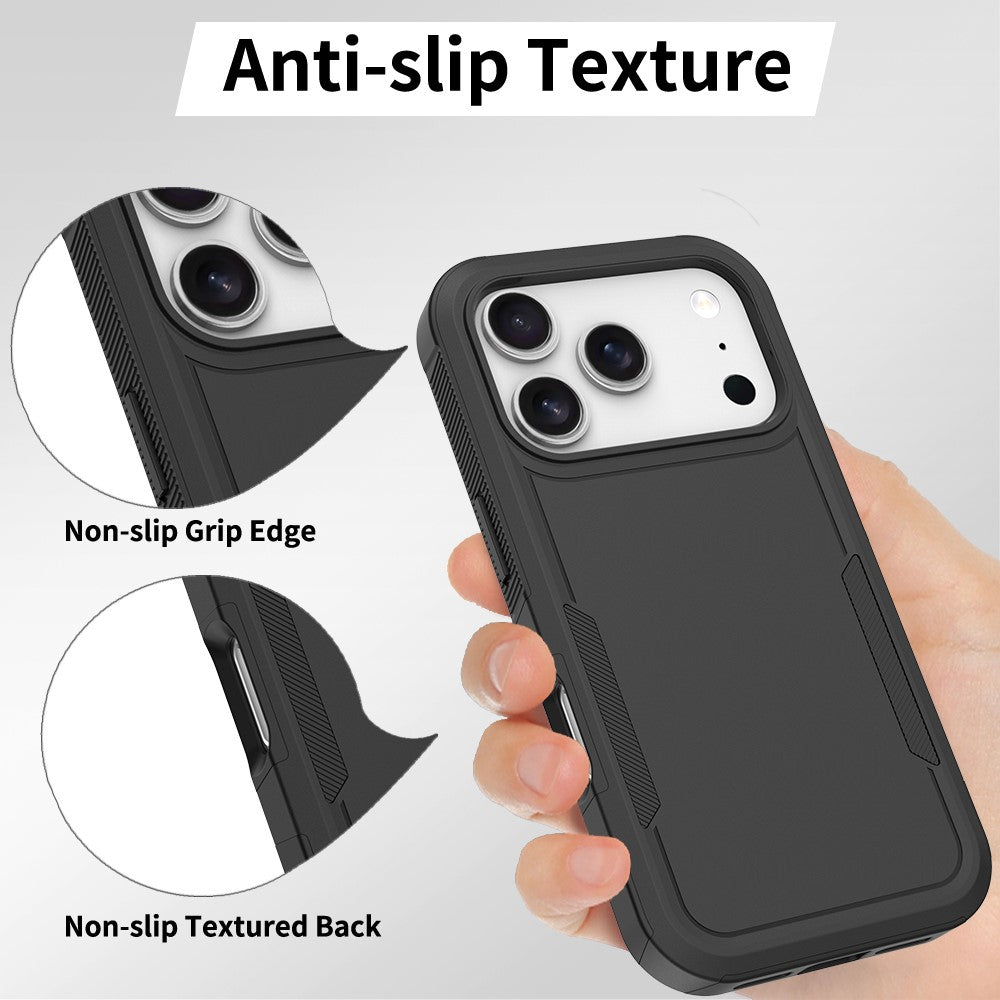 For iPhone 18 Pro / 17 Pro Case 2 in 1 PC + TPU Shockproof Phone Cover