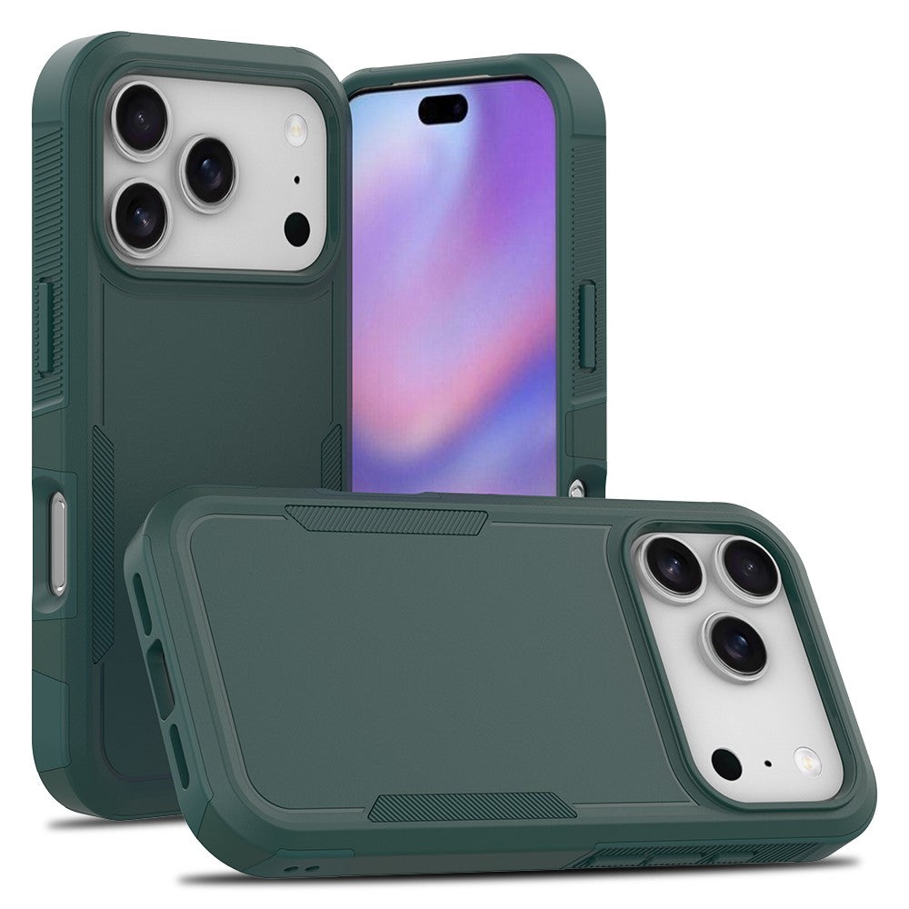 For iPhone 18 Pro / 17 Pro Case 2 in 1 PC + TPU Shockproof Phone Cover