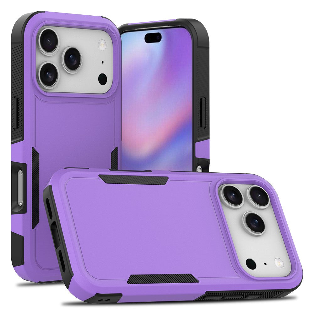 For iPhone 18 Pro / 17 Pro Case 2 in 1 PC + TPU Shockproof Phone Cover