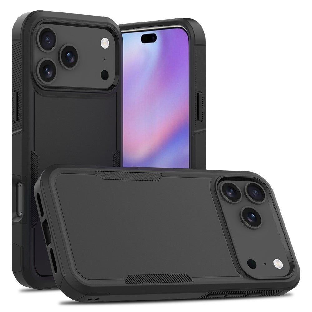 For iPhone 18 Pro Max / 17 Pro Max Case 2 in 1 PC + TPU Shockproof Phone Cover