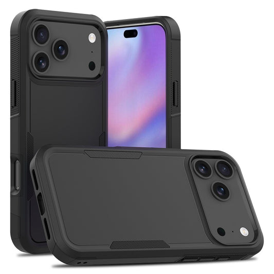 For iPhone 18 Pro Max / 17 Pro Max Case 2 in 1 PC + TPU Shockproof Phone Cover