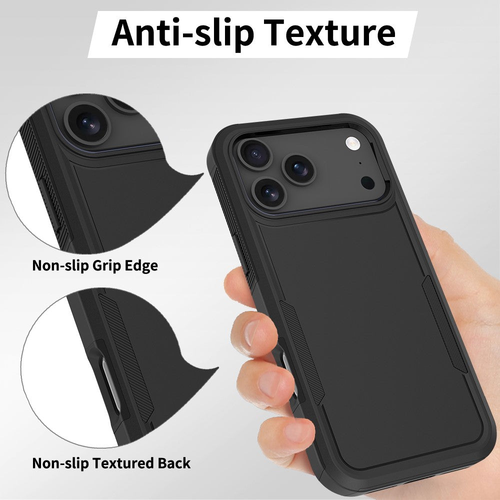 For iPhone 18 Pro Max / 17 Pro Max Case 2 in 1 PC + TPU Shockproof Phone Cover
