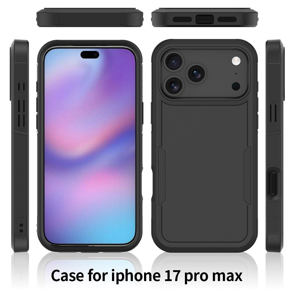 For iPhone 18 Pro Max / 17 Pro Max Case 2 in 1 PC + TPU Shockproof Phone Cover