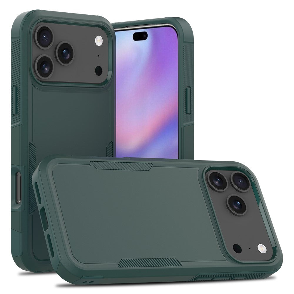 For iPhone 18 Pro Max / 17 Pro Max Case 2 in 1 PC + TPU Shockproof Phone Cover