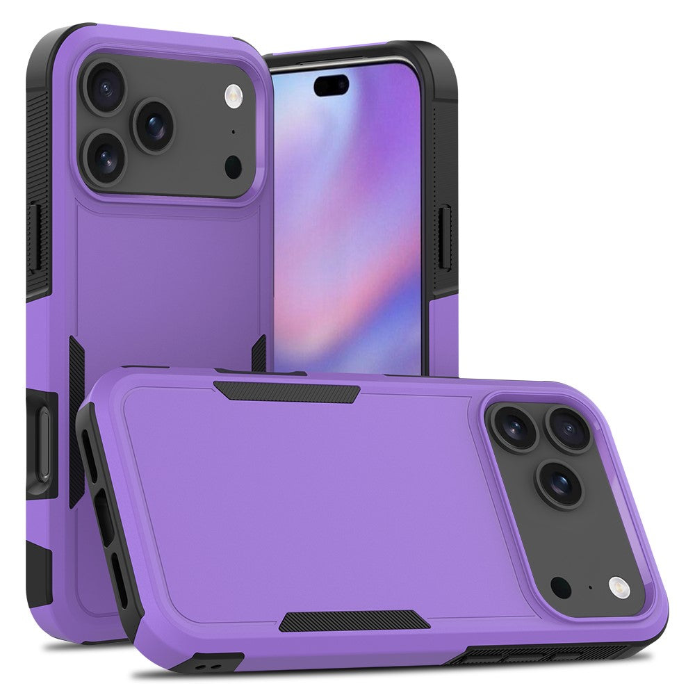 For iPhone 18 Pro Max / 17 Pro Max Case 2 in 1 PC + TPU Shockproof Phone Cover