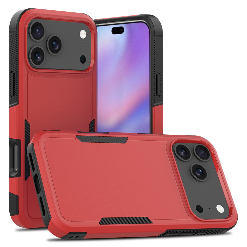 For iPhone 18 Pro Max / 17 Pro Max Case 2 in 1 PC + TPU Shockproof Phone Cover