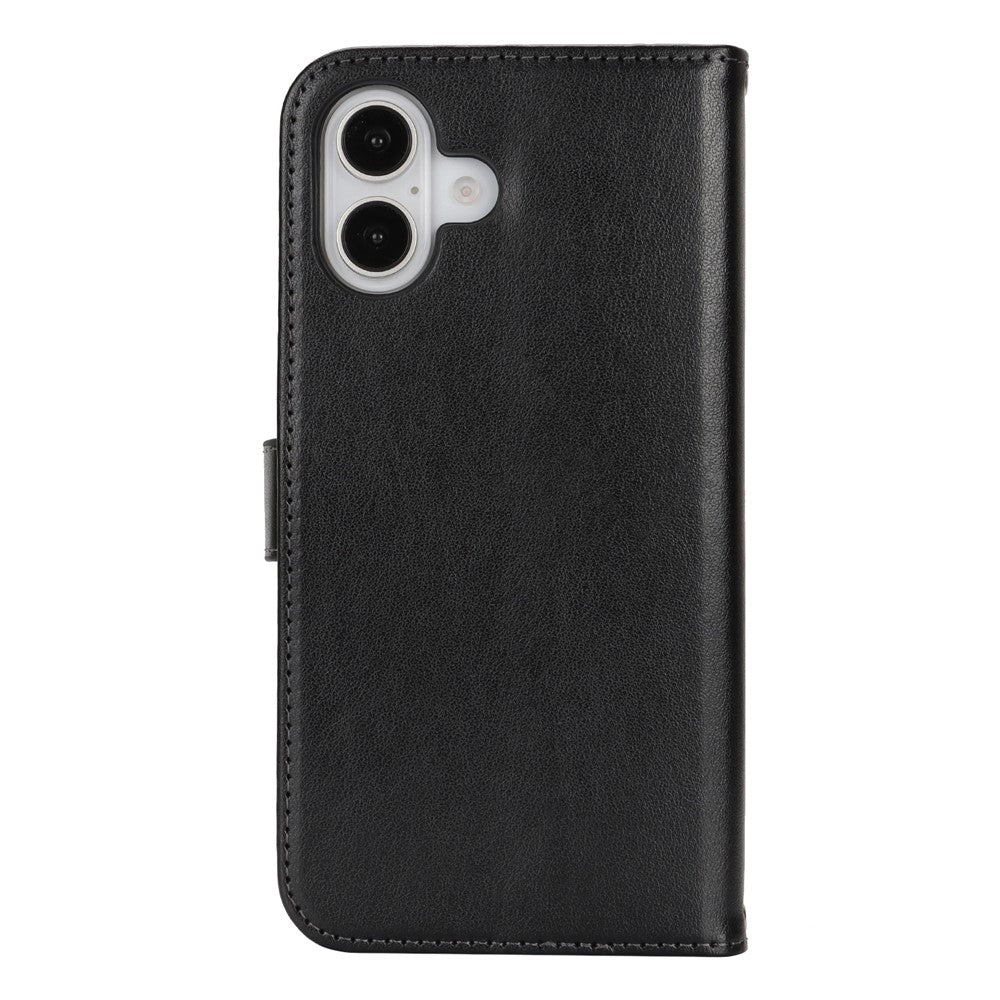 iPhone 16 Wallet-Hülle – Mit Musterdruck, Kartenfächer & Riemen