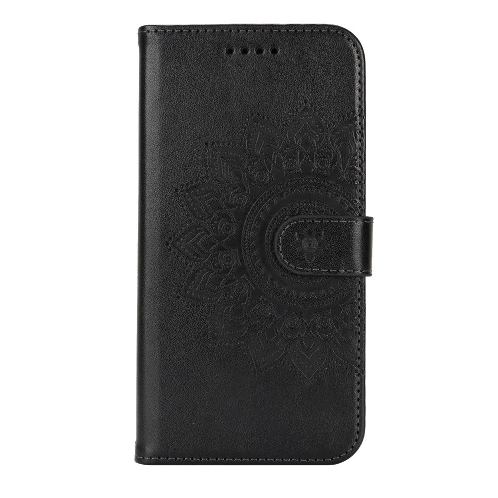 iPhone 16 Wallet-Hülle – Mit Musterdruck, Kartenfächer & Riemen