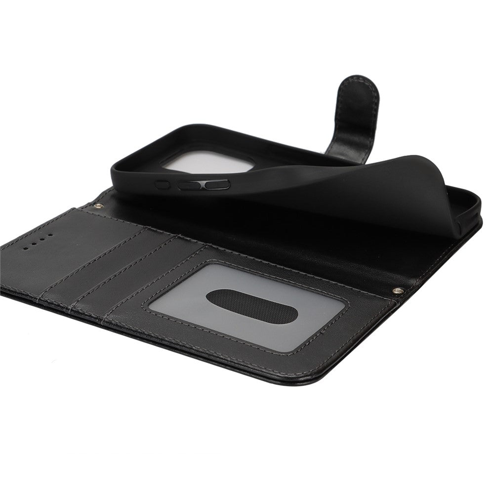 iPhone 16 Pro Wallet-Hülle – Mit Musterdruck, Kartenfächer & Riemen