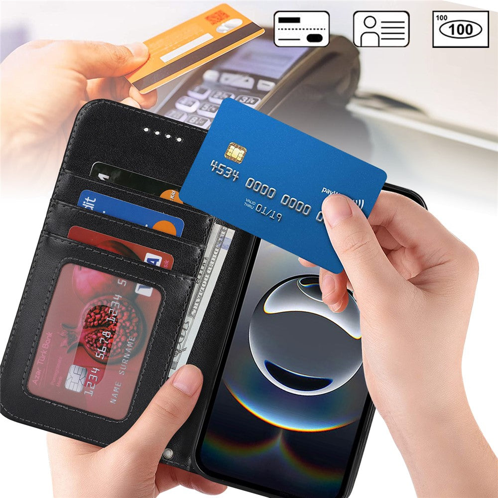 iPhone 16e Wallet-Hülle – Mit Musterdruck, Kartenfächer & Riemen