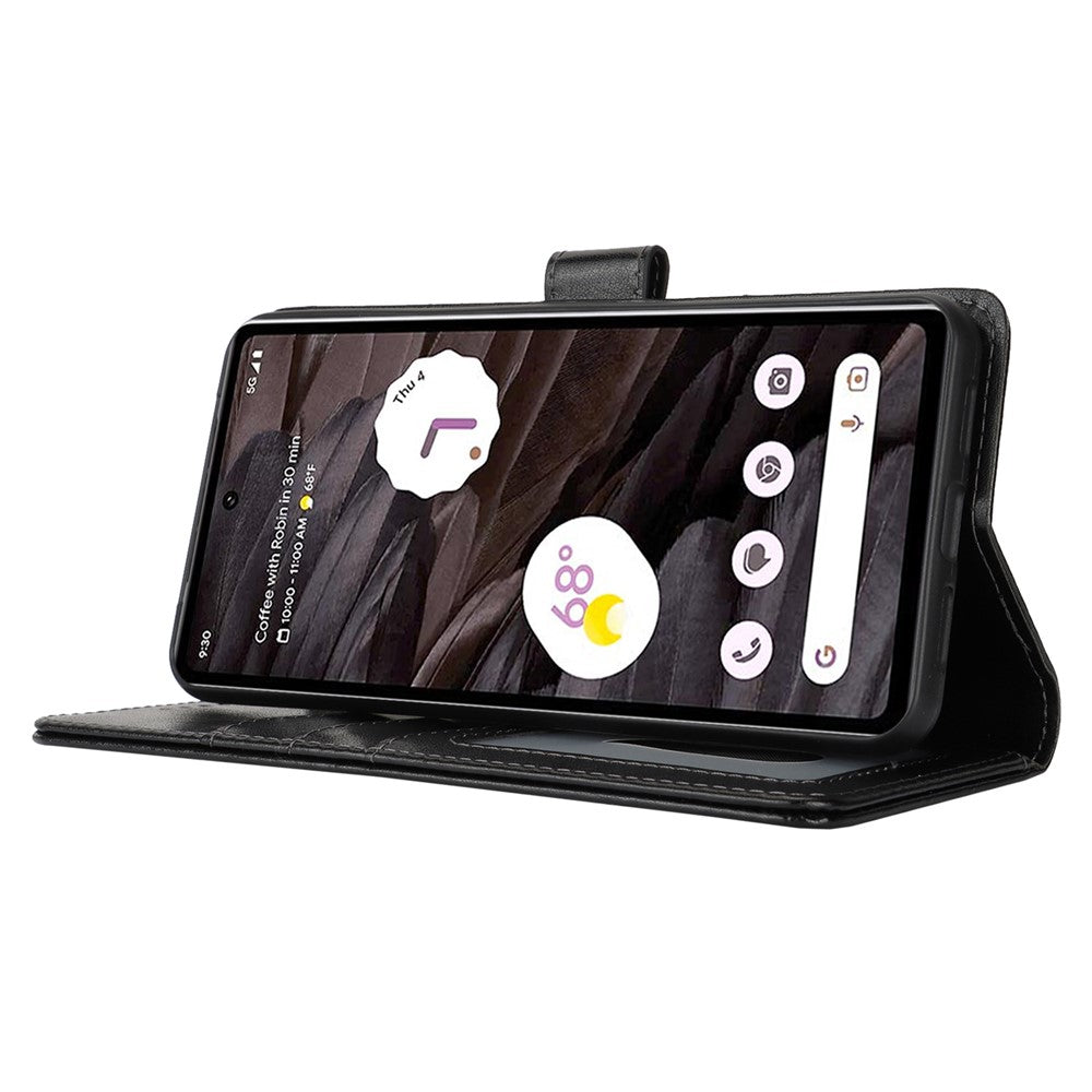 Pixel 7a Wallet-Hülle – Mit Musterdruck, Kartenfächer & Riemen