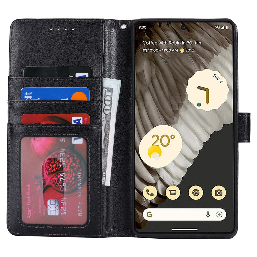 Pixel 7 Pro 5G Wallet-Hülle – Mit Musterdruck, Kartenfächer & Riemen
