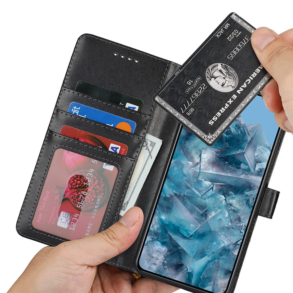 Pixel 8 Pro Wallet-Hülle – Mit Musterdruck, Kartenfächer & Riemen