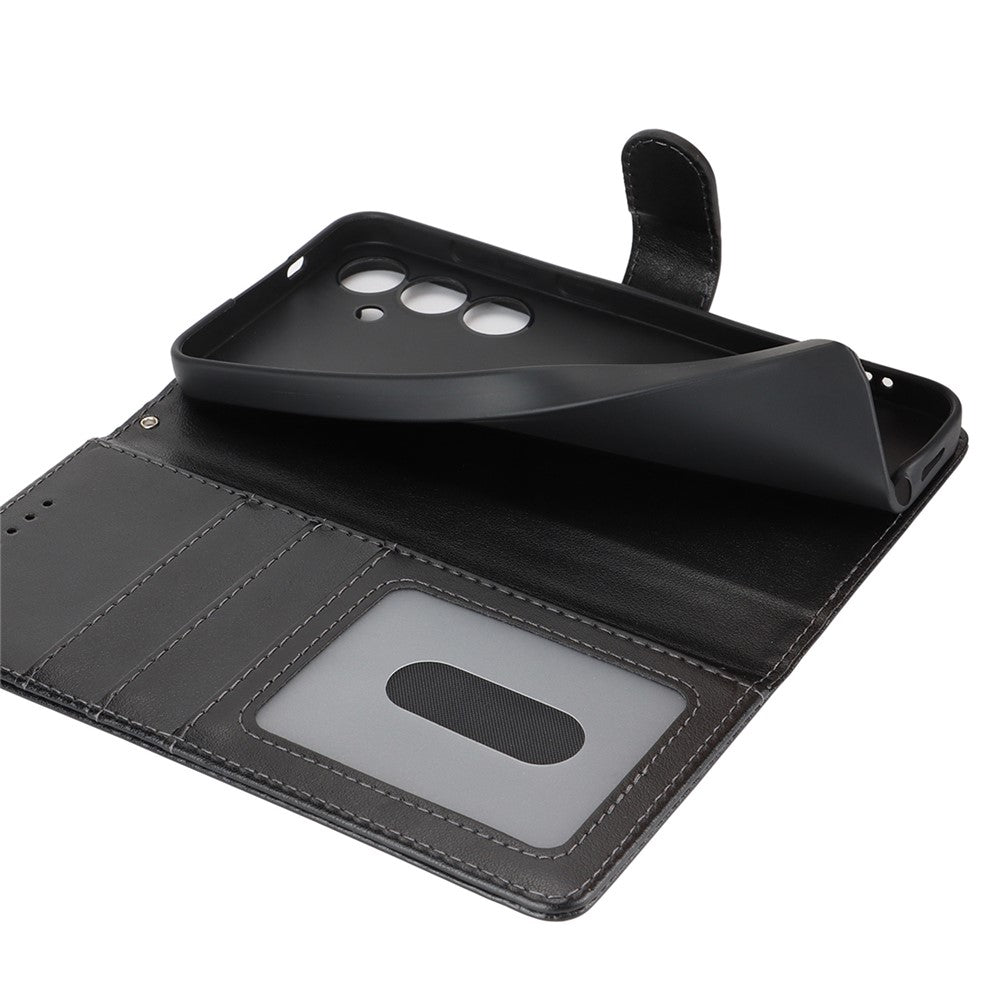 Galaxy S24 Wallet-Hülle – Mit Musterdruck, Kartenfächer & Riemen