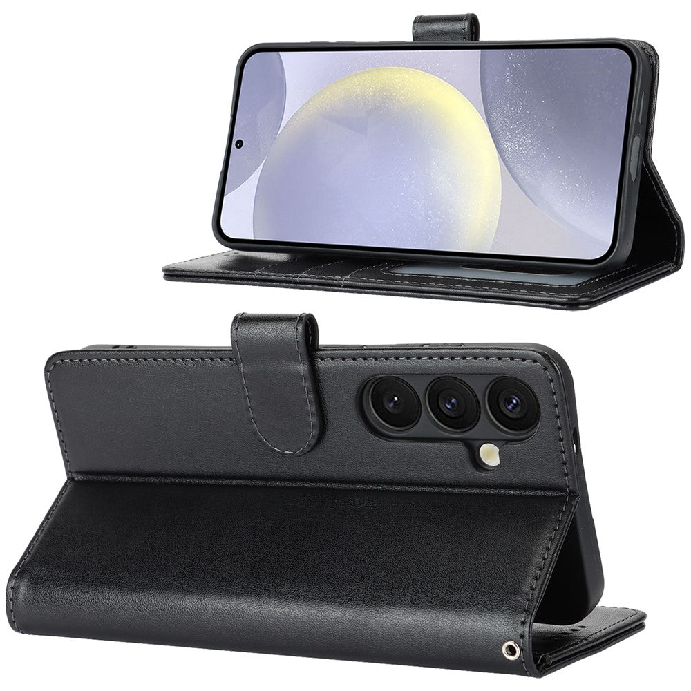 Galaxy S24 Plus Wallet-Hülle – Mit Musterdruck, Kartenfächer & Riemen