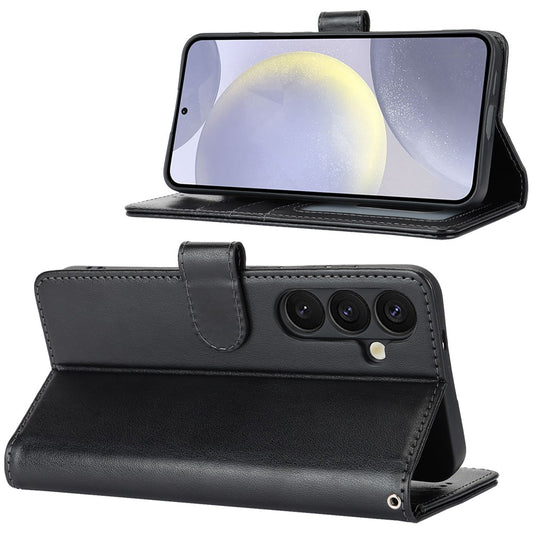 Galaxy S24 Plus Wallet-Hülle – Mit Musterdruck, Kartenfächer & Riemen