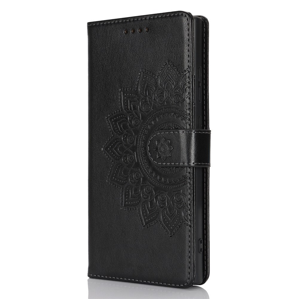 Galaxy S24 Ultra Wallet-Hülle – Mit Musterdruck, Kartenfächer & Riemen