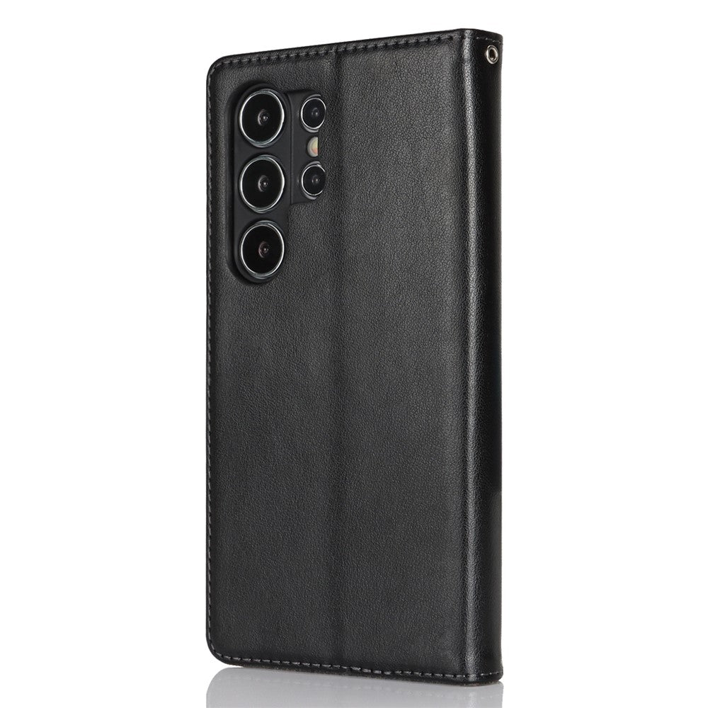 Galaxy S24 Ultra Wallet-Hülle – Mit Musterdruck, Kartenfächer & Riemen