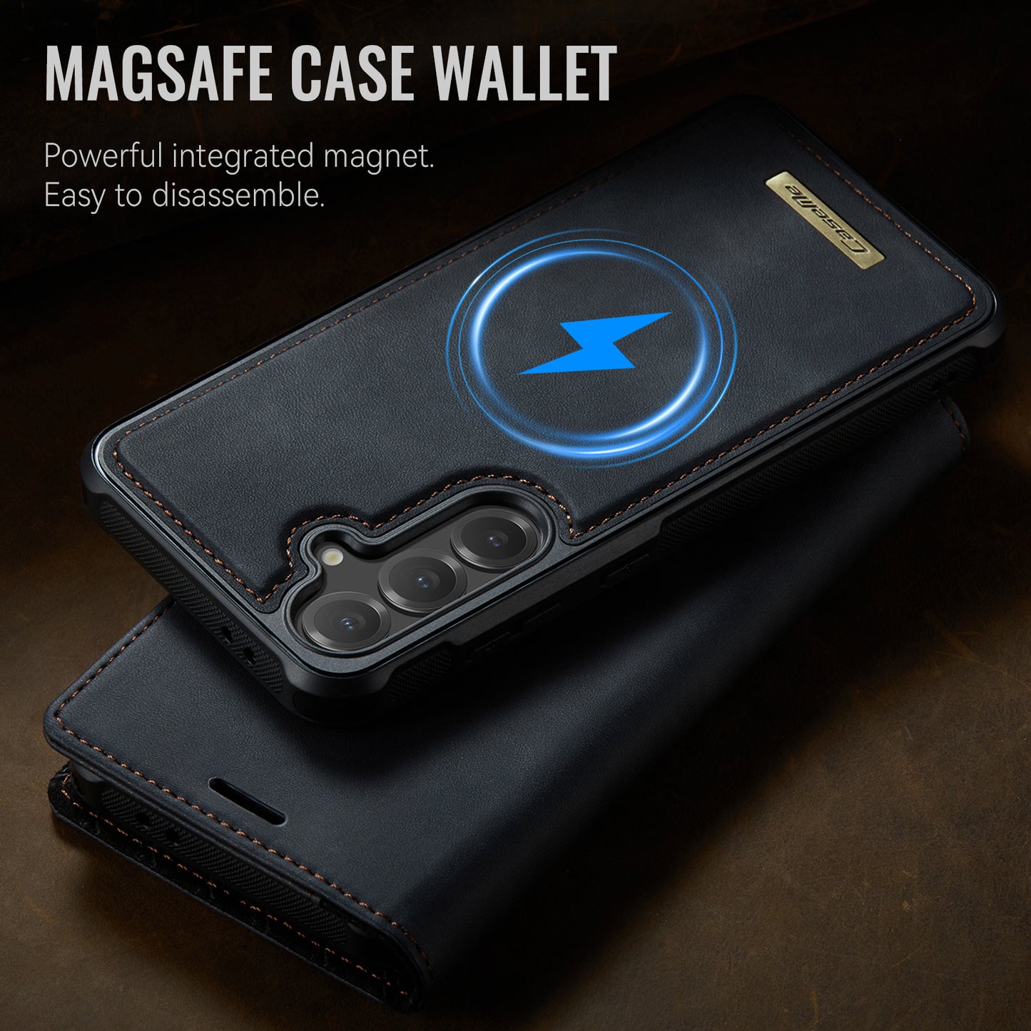 Galaxy S24 FE Wallet-Hülle – Kompatibel mit MagSafe mit RFID-Blockierung