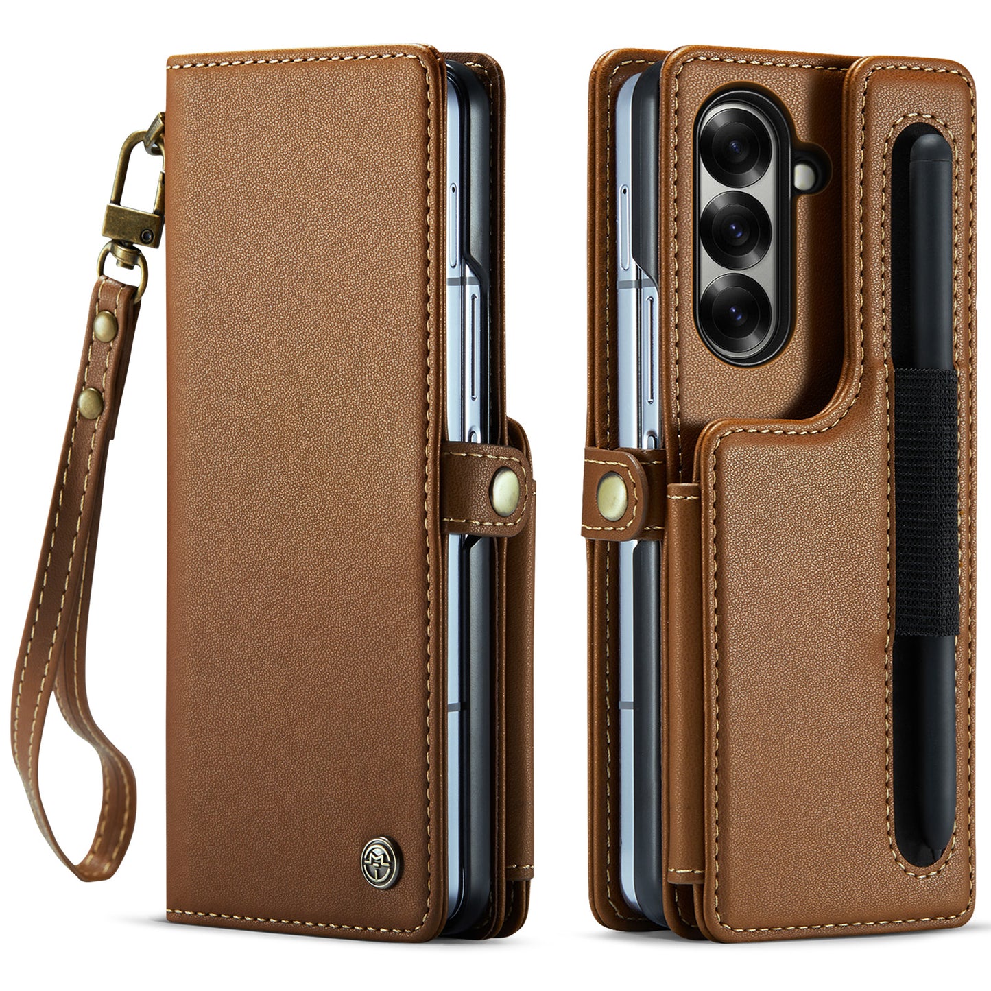 Galaxy Z Fold7 5G Faltbare Wallet-Hülle – RFID & 5 Kartenfächer