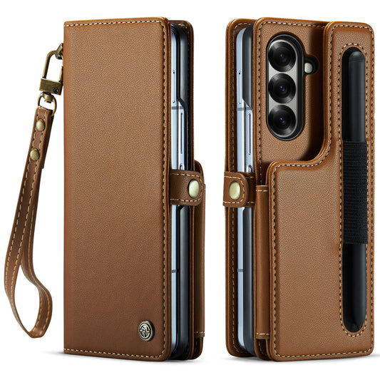 Galaxy Z Fold7 5G Faltbare Wallet-Hülle – RFID & 5 Kartenfächer