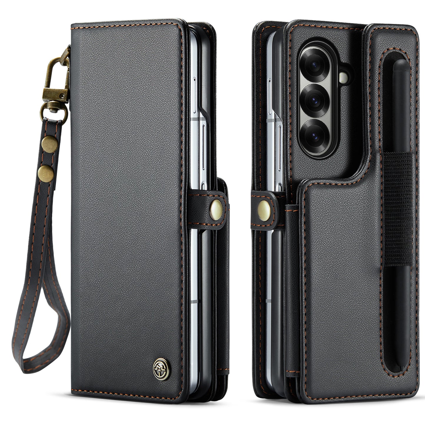 Galaxy Z Fold7 5G Faltbare Wallet-Hülle – RFID & 5 Kartenfächer