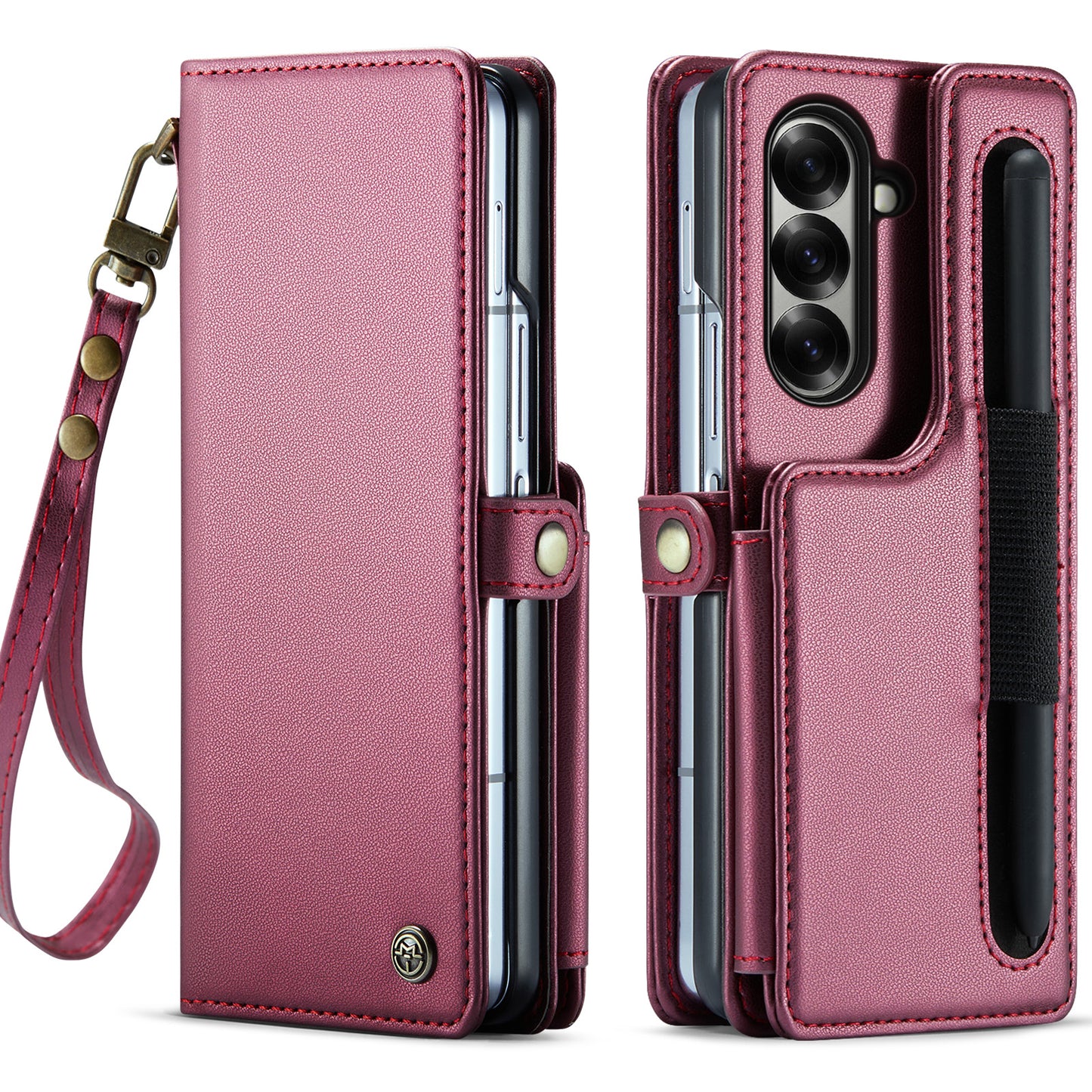 Galaxy Z Fold7 5G Faltbare Wallet-Hülle – RFID & 5 Kartenfächer
