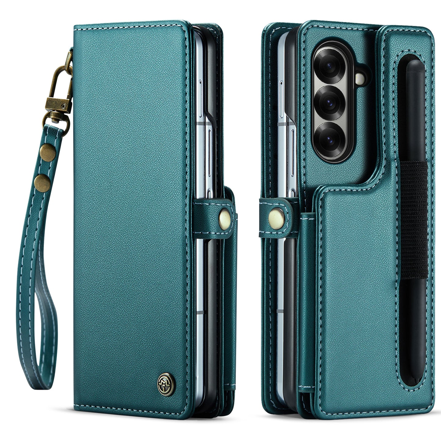 Galaxy Z Fold7 5G Faltbare Wallet-Hülle – RFID & 5 Kartenfächer