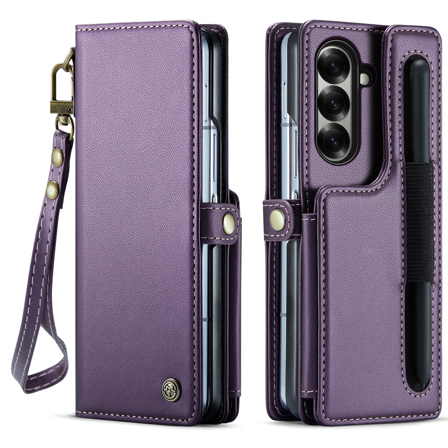 Galaxy Z Fold7 5G Faltbare Wallet-Hülle – RFID & 5 Kartenfächer