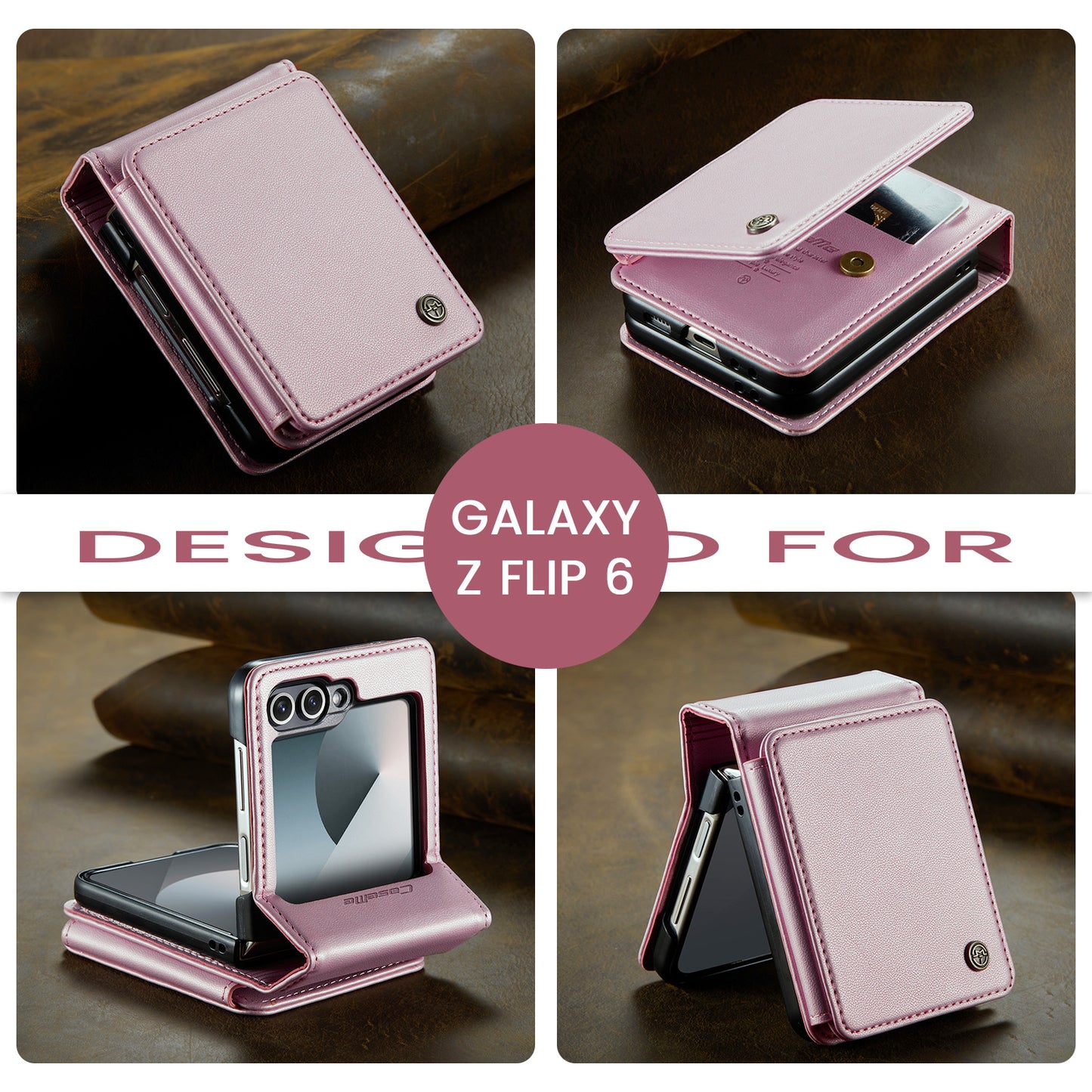 Galaxy Z Flip7 FE 5G Faltbare Wallet-Hülle – RFID & 5 Kartenfächer
