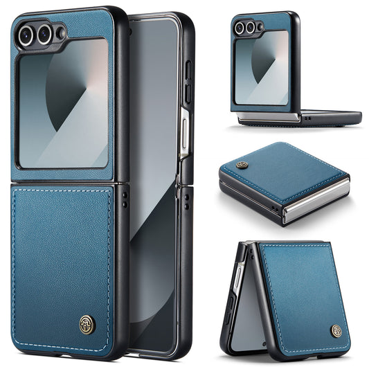 Galaxy Z Flip7 FE 5G Glänzende Wallet-Hülle – RFID-Schutz & Ständer