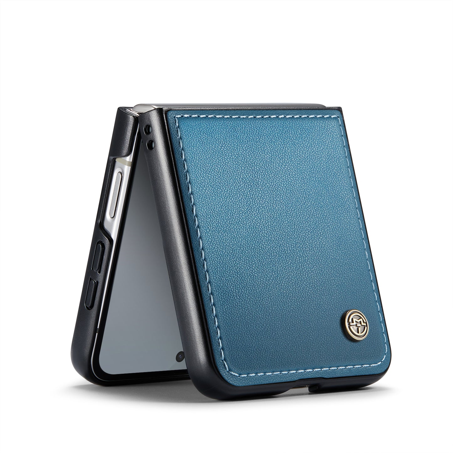 Galaxy Z Flip7 FE 5G Glänzende Wallet-Hülle – RFID-Schutz & Ständer