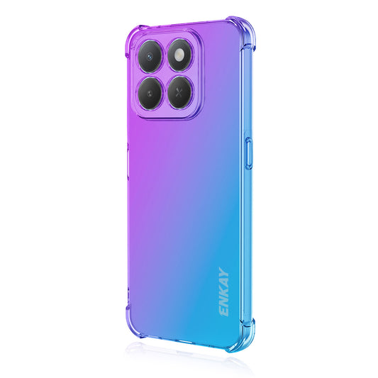Honor X6c 4G Handyhülle – ENKAY TPU-, verdickte viereckige, sturzsichere Telefon-Rückseite