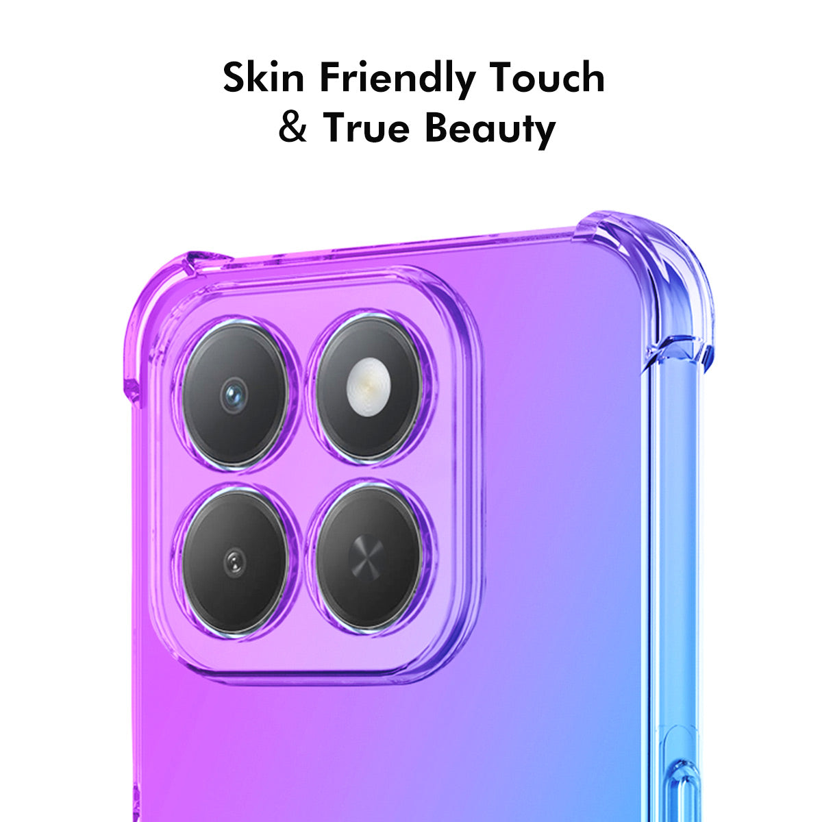 ENKAY For Honor X6c 4G TPU Case  Thickened Four Corner Drop-proof Phone Back Cover