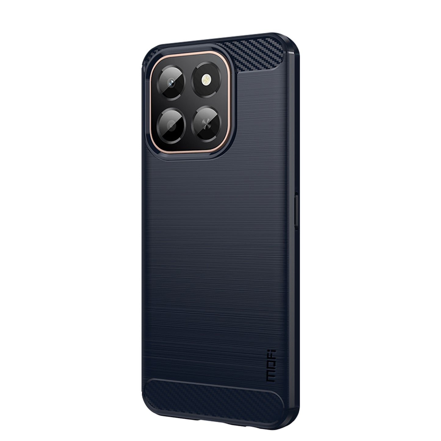 MOFI For Honor X6c 4G Back Cover  Brushed Texture Carbon Fiber Soft TPU Case